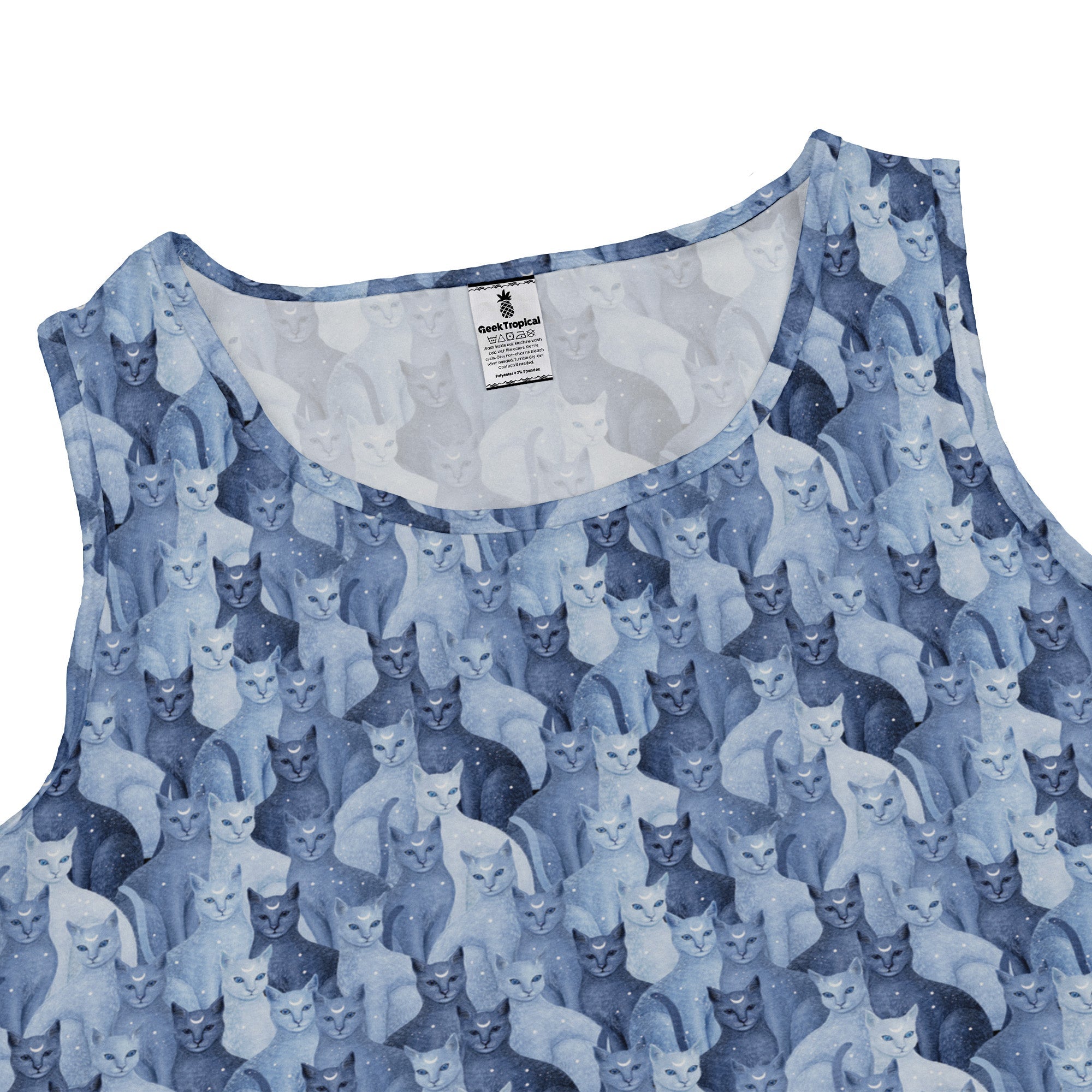 Celestial Cats Sleeveless Dress 2