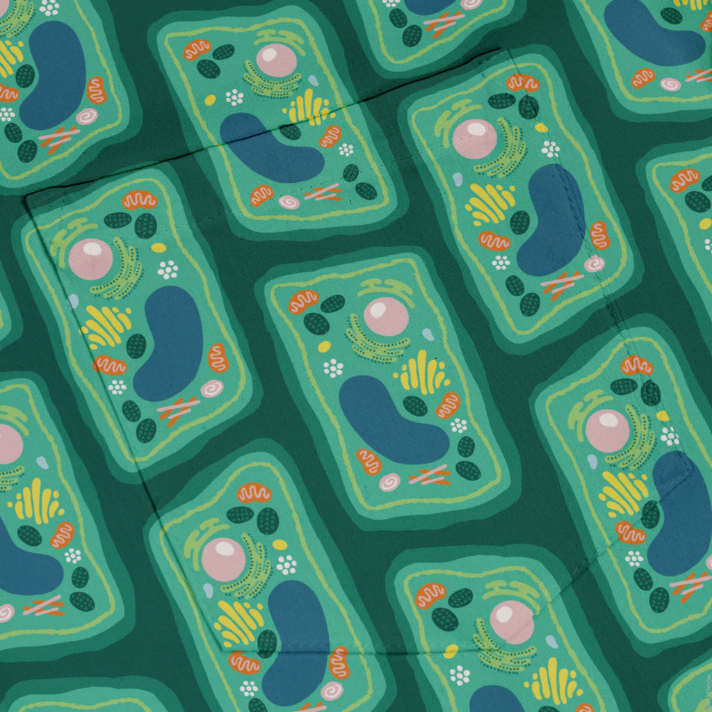 Cellular Botany Button Up Shirt Pocket