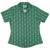 Cellular Botany Labels Curvy Button Up Shirt womens front