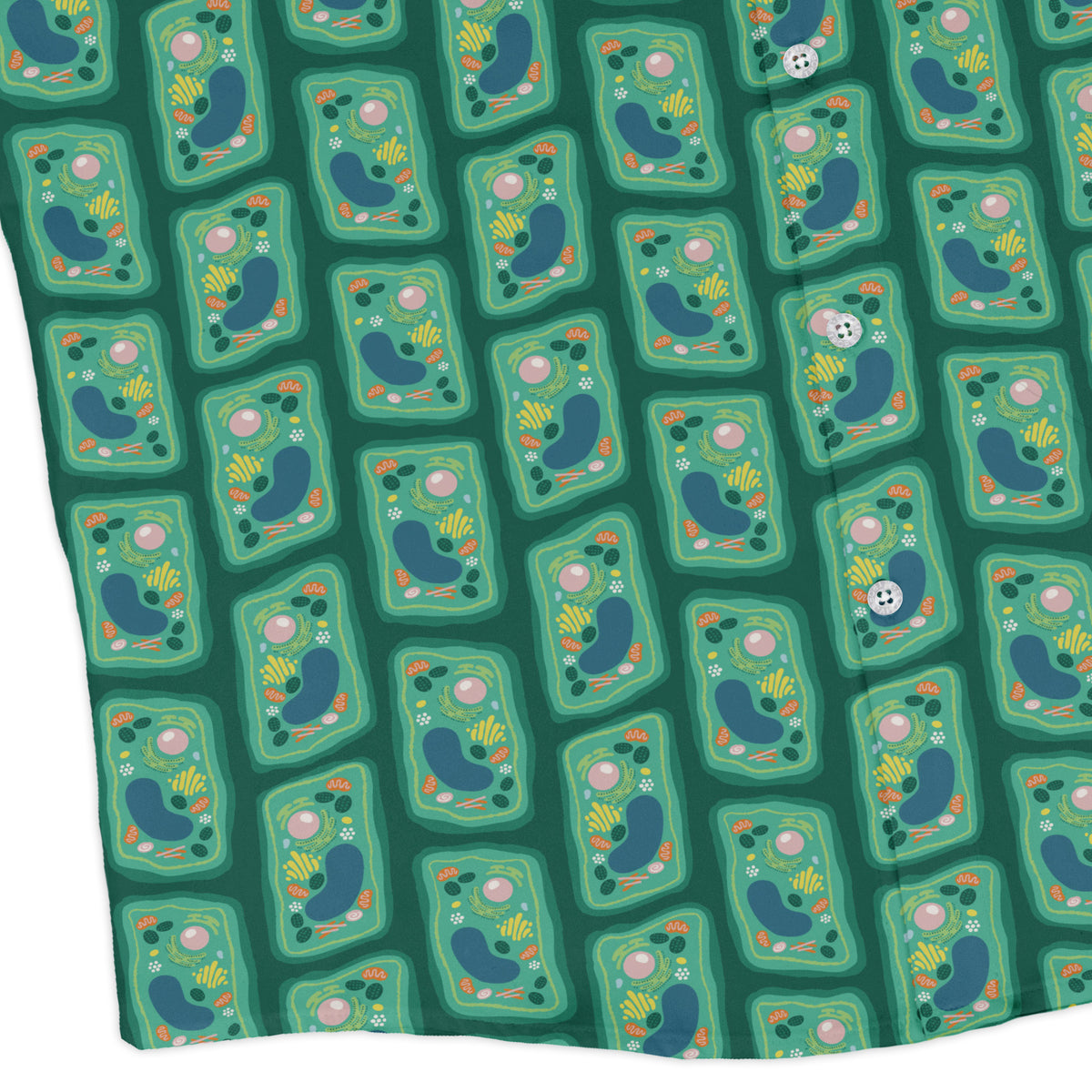 Cellular Botany Long Sleeve Button Up Shirt corner