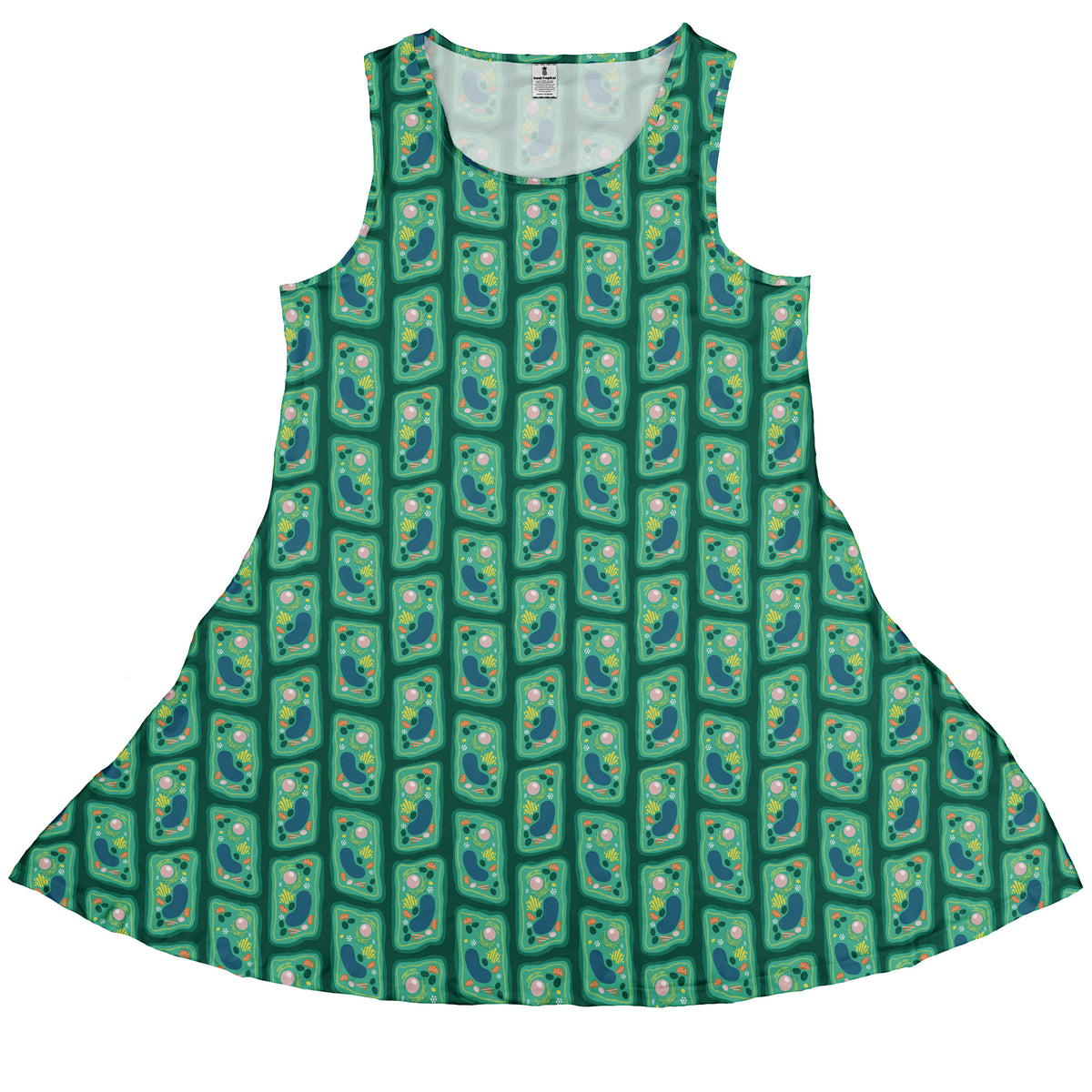 Cellular Botany Sleeveless Dress front