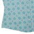 Celtic Knot Paws Teal Curvy Button Up Shirt womens corner