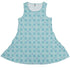Celtic Knot Paws Teal Sleeveless Dress front