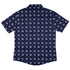 Celtic Knots Paws Blue Button Up Shirt Back