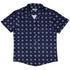 Celtic Knots Paws Blue Button Up Shirt Hawaiian Front