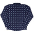 Celtic Knots Paws Blue Long Sleeve Button Up Shirt back
