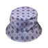 Celtic Knots Paws Lilac Bucket Hat Black Stitching