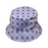 Celtic Knots Paws Lilac Bucket Hat Gray Stitching