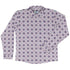 Celtic Knots Paws Lilac Long Sleeve Button Up Shirt front