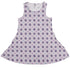 Celtic Knots Paws Lilac Sleeveless Dress front