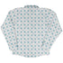 Celtic Knots Paws White Long Sleeve Button Up Shirt back