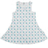 Celtic Knots Paws White Sleeveless Dress front