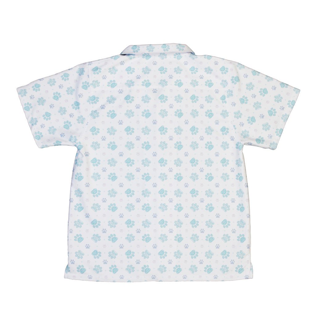 Celtic Knots Paws White Youth Hawaiian Shirt 2