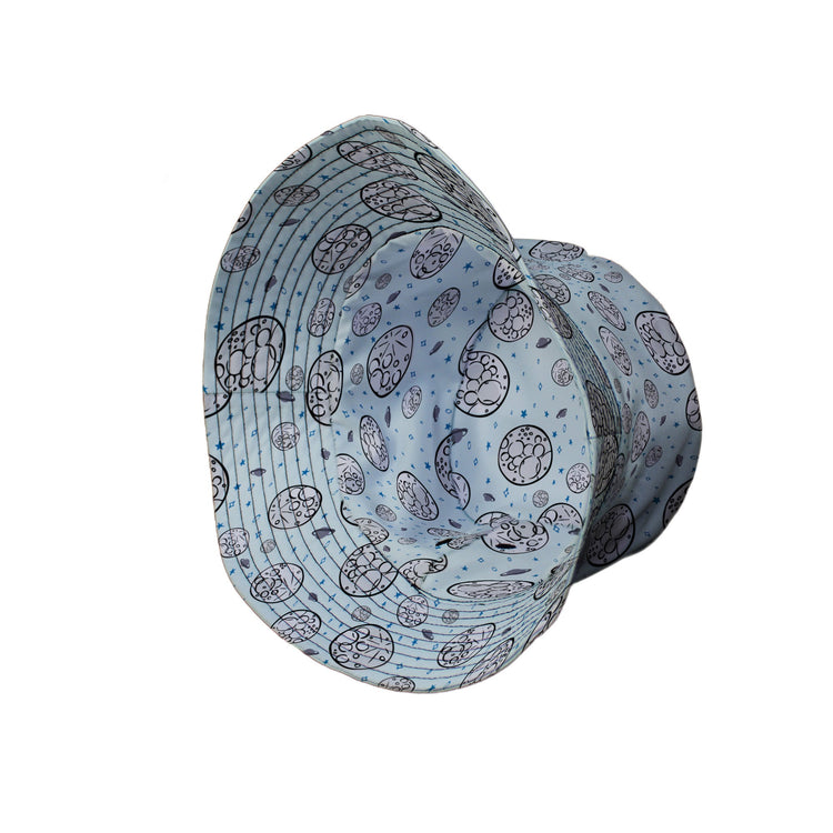 Cheesy Moon Bucket Hat Geek Nerd Design by Zirkus Design funny prints lx - B