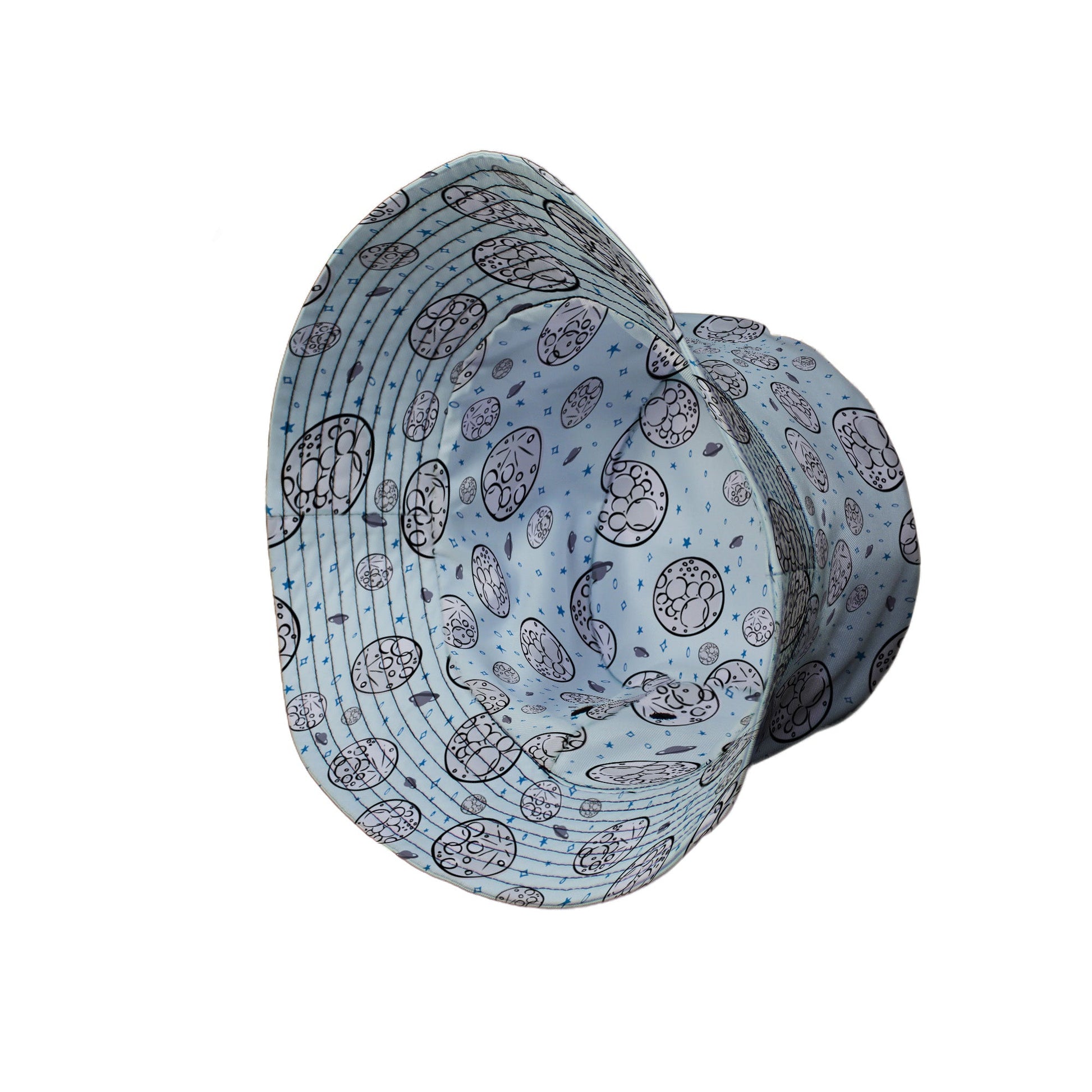 Cheesy Moon Bucket Hat Geek Nerd Design by Zirkus Design funny prints lx - B