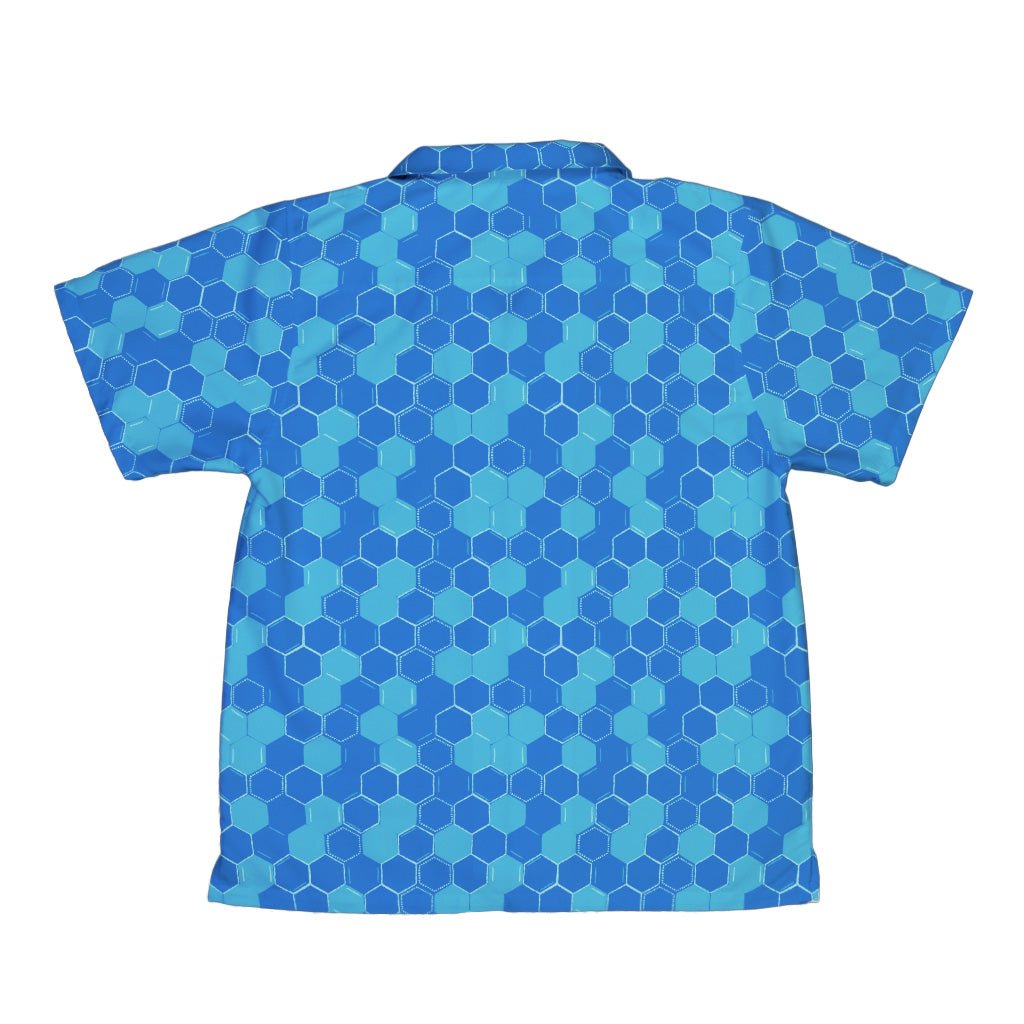 Chemistry Set Hexagon Youth Hawaiian Shirt Geek Nerd Design by Zirkus Design q225 science print