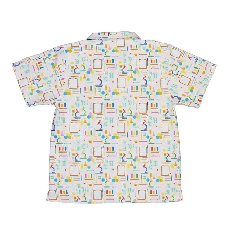 Chemistry Tool Set Youth Hawaiian Shirt Geek Nerd Design by Zirkus Design q225 science print