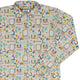 Chemistry Tool Set Long Sleeve Button Up Shirt Geek Nerd adult sizing Design by Zirkus Design FLOW DESC WRITING