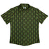 Christmas Cats Tree Button Up Shirt Flat Front