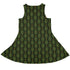 Christmas Cats Tree Sleeveless Dress back