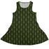 Christmas Cats Tree Sleeveless Dress front