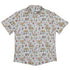 Christmas Fairy Village Button Up Shirt Flat Front
