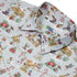 Christmas Fairy Village Button Up Shirt Neck