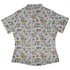 Christmas Fairy Village Curvy Button Up Shirt womens back