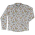 Christmas Fairy Village Long Sleeve Button Up Shirt front
