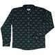 Christmas Moths Long Sleeve Button Up Shirt Geek Nerd adult sizing Botany Print Christmas Print