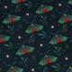 Christmas Moths Long Sleeve Button Up Shirt Geek Nerd adult sizing Botany Print Christmas Print