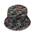Christmas Sweater Cats Bucket Hat Black Stitching
