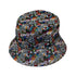 Christmas Sweater Cats Bucket Hat Gray Stitching