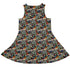 Christmas Sweater Cats Sleeveless Dress back