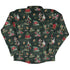 Christmas Time with Fantasy Creatures Long Sleeve Button Up Shirt Geek Nerd adult sizing Christmas Print Design by Amy Brown