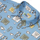 Clippy Coffee Button Up Shirt Geek Nerd 0925 adult sizing All Adult Button Up Shirts