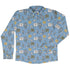 Clippy Coffee Long Sleeve Button Up Shirt Geek Nerd 0925 adult sizing All Adult Button Up Shirts