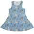 Clippy Coffee Dress Geek Nerd 0925 computer print Design by Tobe Fonseca