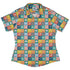 Cloud Atlas Curvy Button Up Shirt womens front