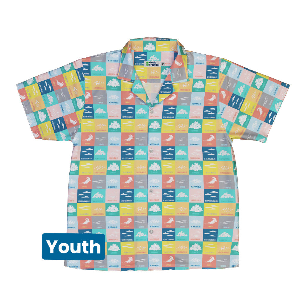 Cloud Atlas Youth Hawaiian Shirt Front