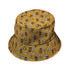Coffee Worker Bee Bucket Hat Black Stitching