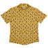Coffee Worker Bee Button Up Shirt Flat Front
