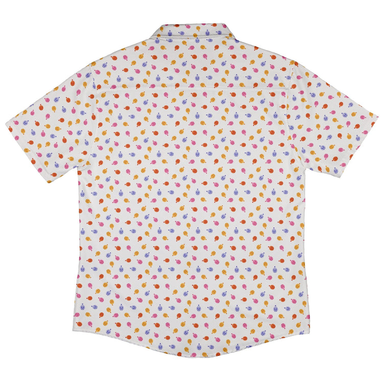 Colorful Wagashi Rabbits Button Up Shirt - Animal Patterns - Anime - Design by Ardi Tong