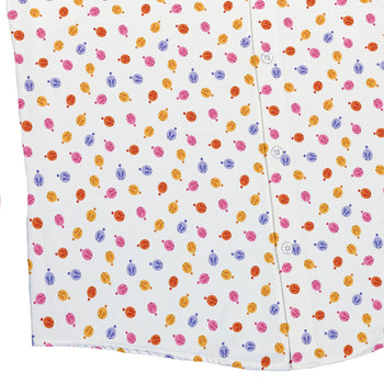 Colorful Wagashi Rabbits Button Up Shirt - Animal Patterns - Anime - Design by Ardi Tong