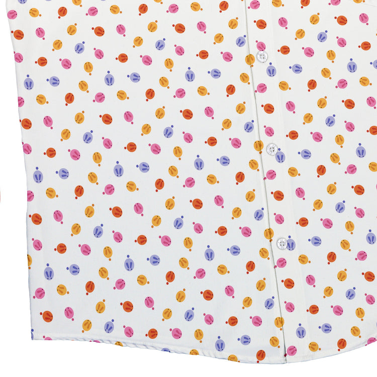 Colorful Wagashi Rabbits Button Up Shirt - Animal Patterns - Anime - Design by Ardi Tong