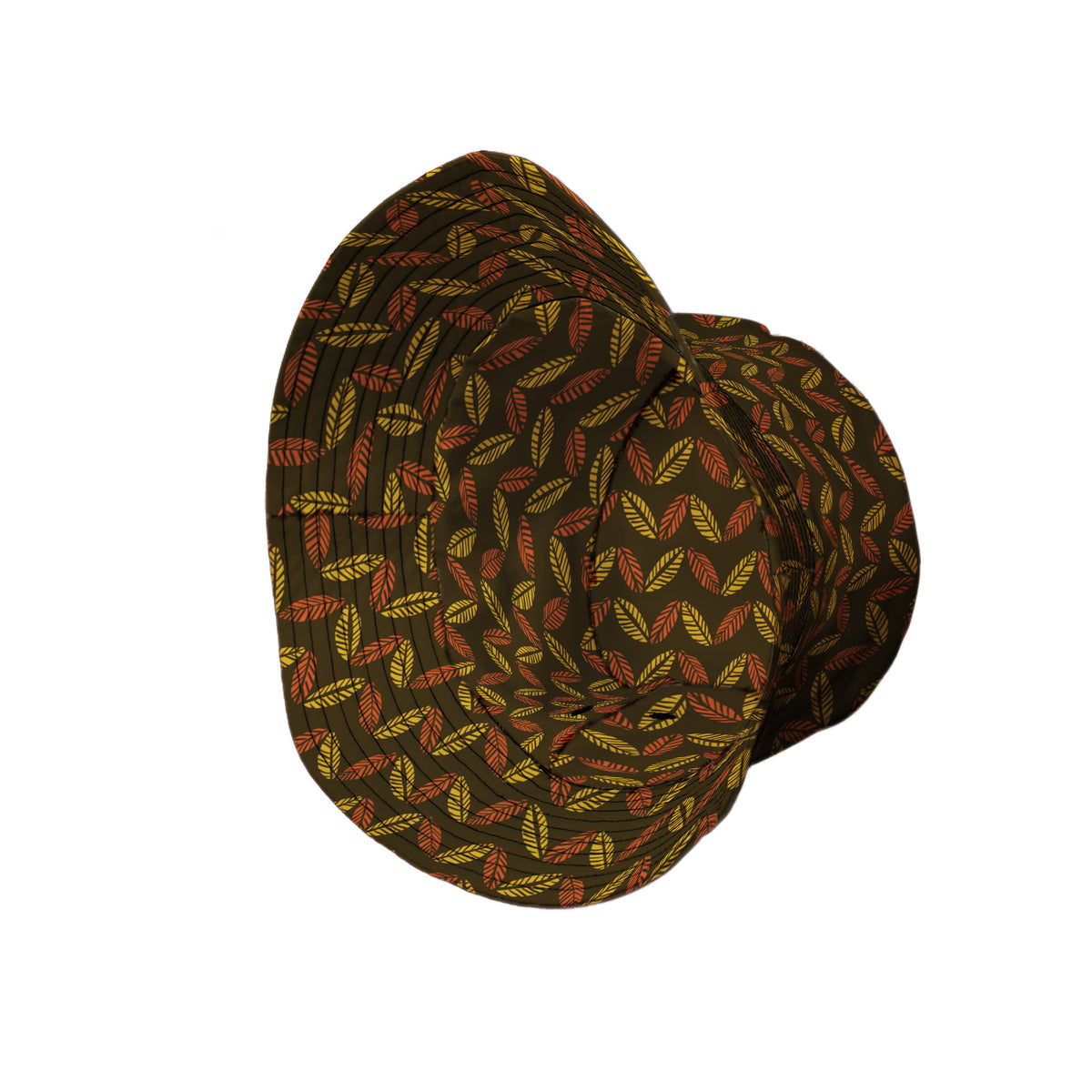 Colors of Autumn Bucket Hat Side View