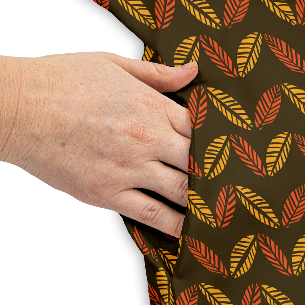 Colors of Autumn Sleeveless Dress Pocket