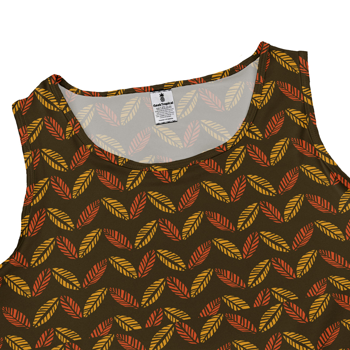 Colors of Autumn Sleeveless Dress close front