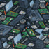 Computer Electronic Parts Dark Navy Long Sleeve Button Up Shirt Geek Nerd adult sizing computer print FLOW DESC WRITING