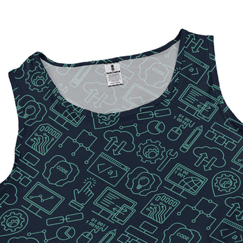 Computer Internet Technology Dress Geek Nerd computer print lifestyle photo lx - C